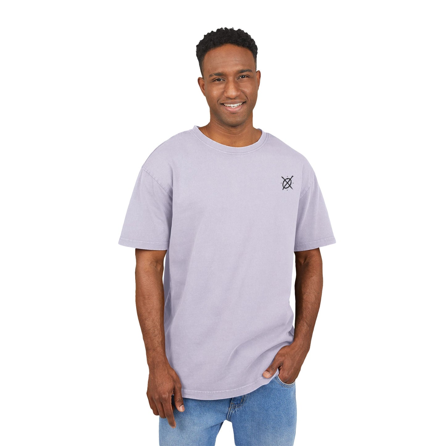 Men's Acid Washed Heavy Oversize Tee